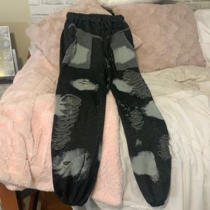 Distressed Joggers grey Sweatpants